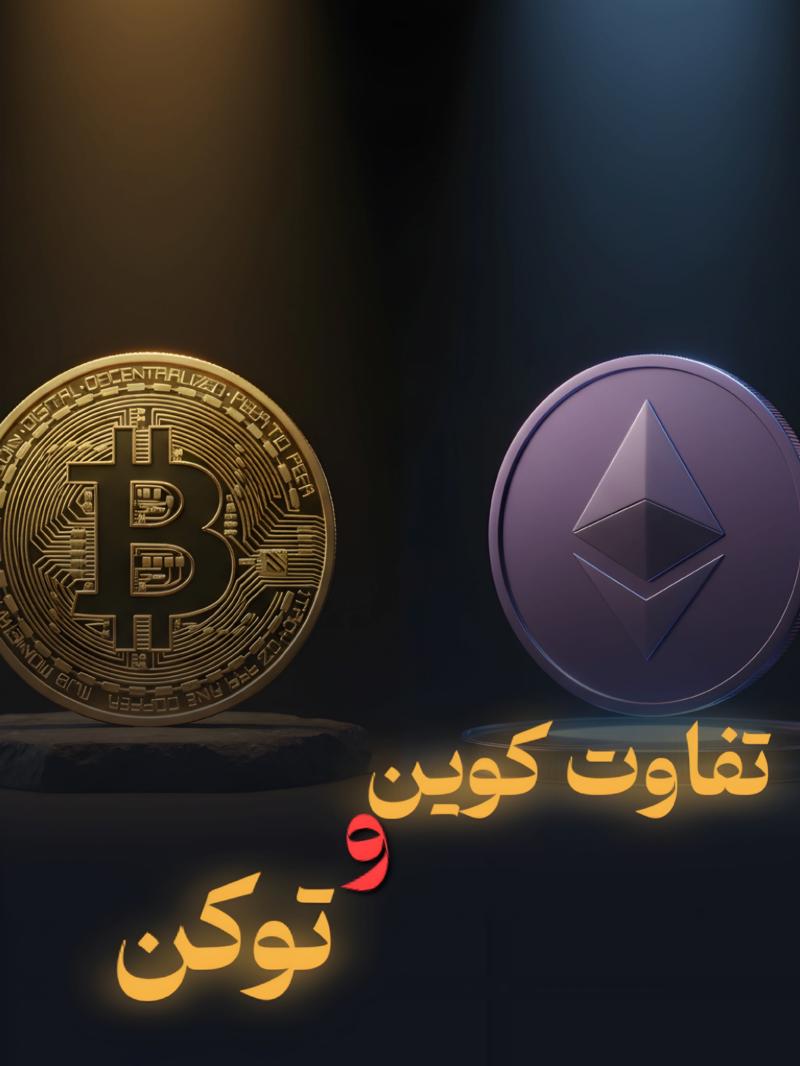 تفاوت های بین کوین و توکن