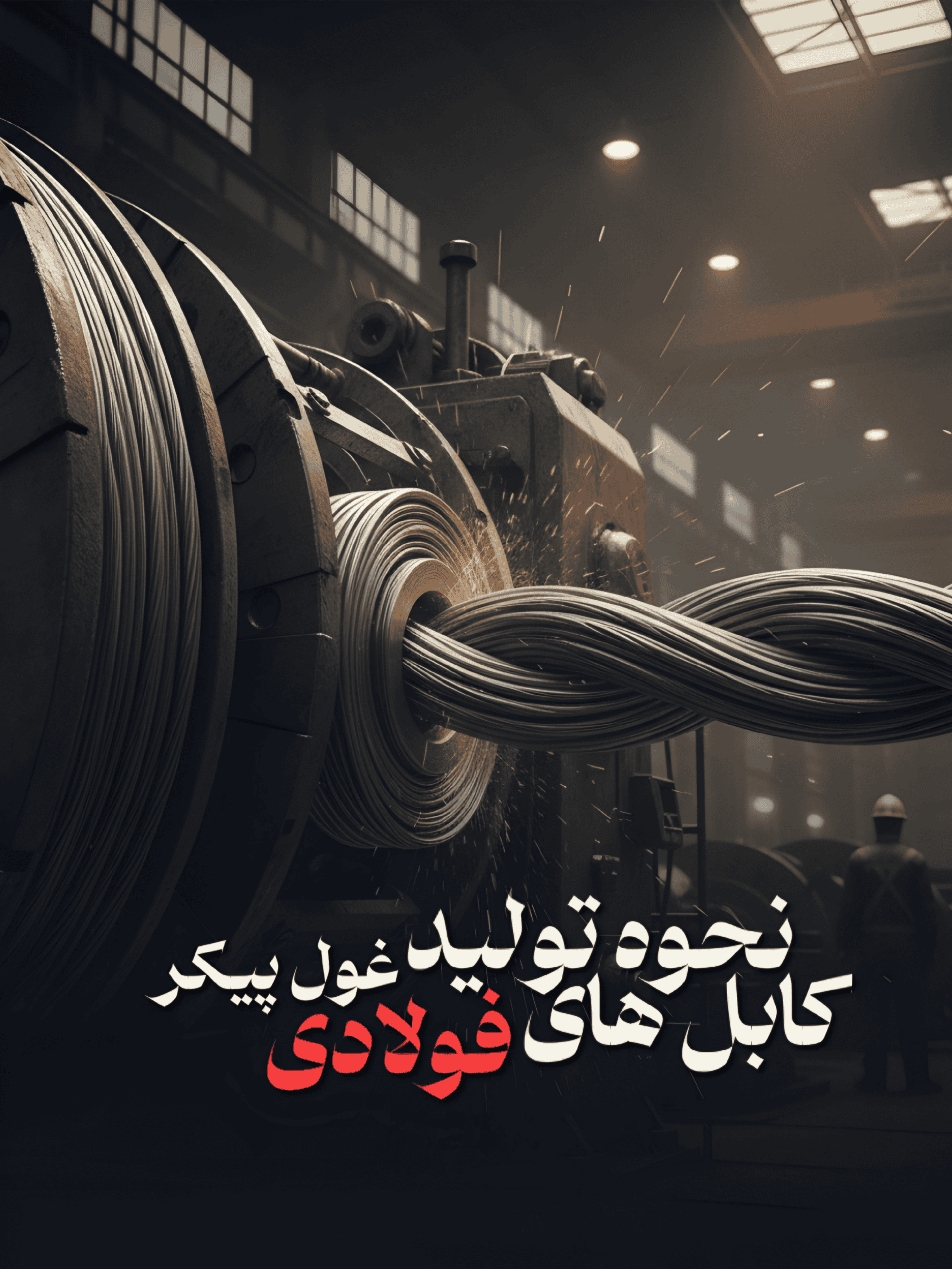 نحوه تولید کابل های فولادی غول پیکر